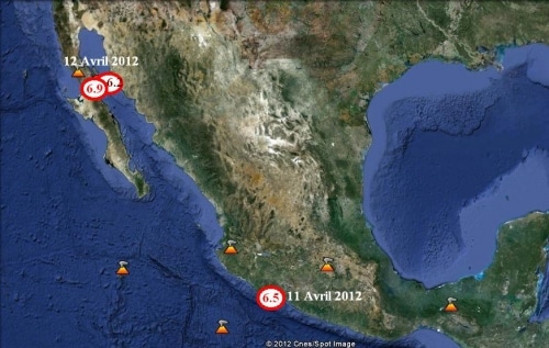 Un essaim de violents séismes et leurs répliques frappent  la côte Pacifique du Mexique.